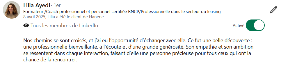 Avis client 17