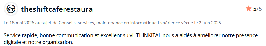 Avis client 3